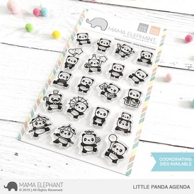 Mama Elephant Clear Stamps - Little Panda Agenda